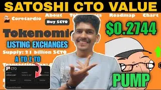 Satoshi CTO Claim 100% | coin airdrop price today | Link wallet address | withdrawal new update news