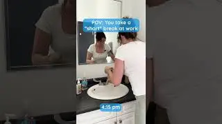 You take a "short" break at work... #funny #corporate #comedy #shorts