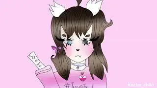 Speedpaint \\ main Oc // playing tennis on the Wii !