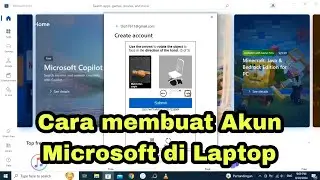 Cara membuat akun Microsoft di Laptop