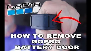 How to REMOVE GoPro battery DOOR 