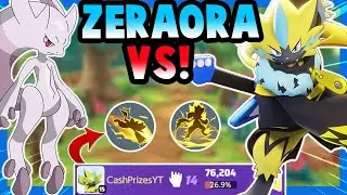 Pokémon Unite: ZERAORA ENERGY AMP BUILD MATCHES UP AGAINST ENEMY'S MEWTWO!!