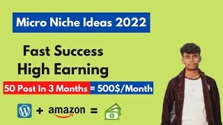 Micro Niche Affiliate Marketing | Micro Niche Blog Topics 2022 | How To Find Micro Niche Ideas