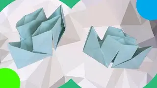 How to properly make a paper origami - steamer (DIY)