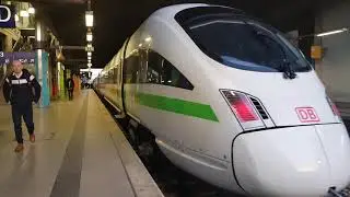 Германия. Часть - 04. Гуляю. Прогулка по железодорожному вокзалу. Движение. Поезда. Утро. Франкфурт.