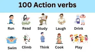 100 action verbs vovabulary