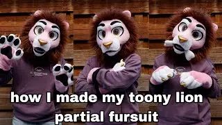 how to make a toony fursuit lion mini partial diy