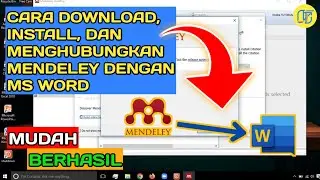 Cara Download Dan Install Mendeley Desktop Ke Ms Word | Cara Download Mendeley Terbaru