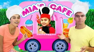 Nastya ve Artem, Mia'nın kafesine geldi