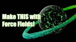 How to Make Particles Spin Around a Sphere in Blender (Force Field Tutorial)