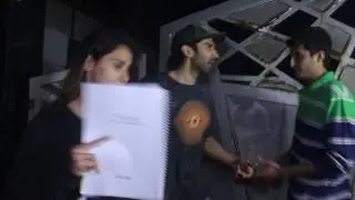 Disha Patani, Aditya Roy Kapoor & Ellie Abram snapped at Mukesh Chabbra office for meeting of film