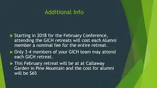 GICH Alumni Certification