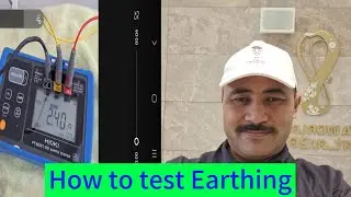 How to test earthing by earth meter?
