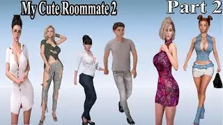 My Cute Roommate 2  Part 2 | My Cute Roommate 2 |My Cute Roommate 2 Walkthrough #anime