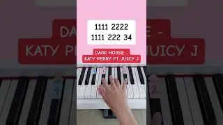 Dark Horse - Katy Perry ft. Juicy J (Piano Tutorial) 