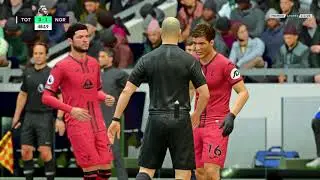 FIFA 22 Realistic sliders: Spurs vs Norwich 4K S1 EP 22 GFX Mod