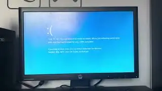 Barney error has BSOD (Samsung R540 connected to a HP Compaq LE2002x)