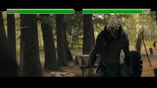 Predator vs Taabe...with healthbars