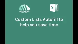 Use excel custom lists autofill option like a pro