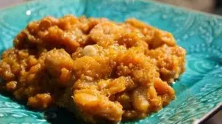 Stewed Pumpkin With Shrimp.