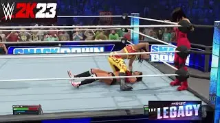 WWE 2K23 1.10 PC Mods MyRise The Legacy Bayley '18 Part 15 Bella Twins