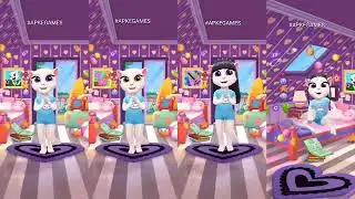 My Talking Angela 2 New update New outfit unlocked Gameplay Android ios