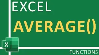 How To Use Excel AVERAGE Function | Excel Tutorial for Everyone