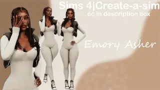 The Sims 4 CAS | CC links| Sim Download| Realistic Sim|