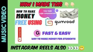 HOW TO MAKE MONEY FREE  || HOW I MADE THIS THUMBNAIL USING #CANVA