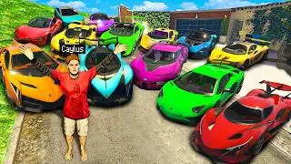 Stealing Youtubers' cars for 24 Hours in GTA 5..