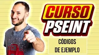 Ejemplos predefinidos en PSEINT | CURSO PSEINT desde CERO #5
