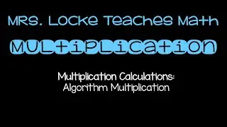 Multiplication Algorithm