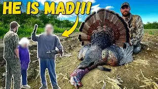 MAINE TURKEY HUNTING! - Yelled at by ANGRY Landowner!