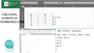 Import text from Excel to AutoCAD (scripts in worksheet)