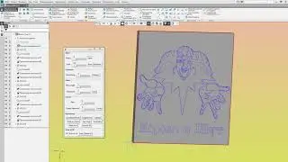 Гравировка логотипа Король и Шут с растрового изображения в КОМПАС-3D