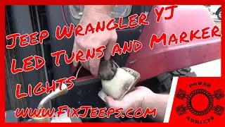 Jeep Wrangler YJ - Upgrade to LED Turn Signals. Plus we have an issue! 