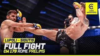 THREE ROUND WAR 💥 | Michelangelo Lupoli VS. Gerasimos Sioutis | FULL FIGHT | CW 179 Rome