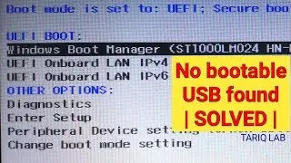 Bootable USB Not Showing In Boot Menu | Fix Boot Menu Error