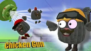 ТИПИЧНЫЕ КОТЫ ХУАНЫ В ЧИКЕН ГАН(CHICKEN GUN)! Мини-фильм