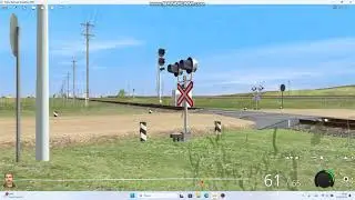 ЭД2Т-0051 на переезде в Крыму