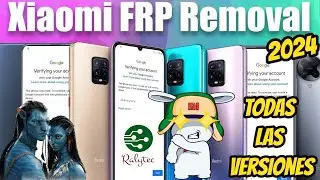 FRP Remove Google Account Xiaomi All Models HyperOS 2.0/MIUI 14 ||New Avatar Tool|| Sideload