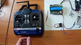 Arduino + FLYSKY FS-T6B + LCD Shield. How to receive data form FLYSKY and display it