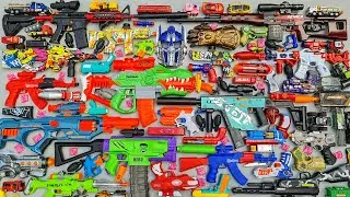 Collecting Senapan NERF WAR GUNS, Glock Pistol, Ak47 Captain America, SNIPER RIFLE, MACHINE GUN MP40
