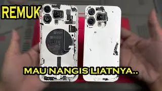 Hancur lebur | how to restore desroyed iPhone 15 Pro Max cracked