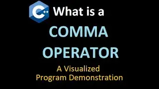 What is a Comma Operator? How do we apply the Comma operator?