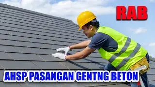 AHSP Pasangan Genteng Beton/ M2 - RAB