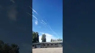 "Ракетное шоу" в небе Старобельщины