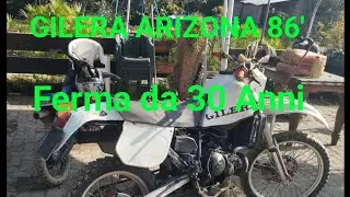 Rianimazione GILERA ARIZONA 125 1986 Monster Ferma da 30 anni