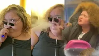 RUDE SCHOOL GIRL VAPING LONDON TRAIN ARGUMENT PART 2 