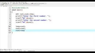 C Program to Swap Two Integers Using Temporary Variables||Coding Guide for Beginners|| 